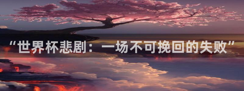 26世界杯:“世界杯悲剧:一场不可挽回的失败”